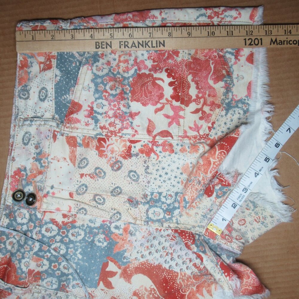 Pilcro 'The Wanderer' Patchwork Patterned Shorts … - image 6